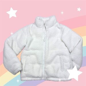 Art Class White Fleece Jacket